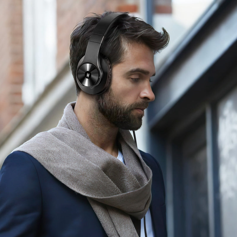 ONEODIO T3 hovedtelefoner 3,5 mm kablet stereo over øret headset med mikrofon til computertelefon pc ONEODIO T3 hovedtelefoner 3,5 mm kablet stereo over øret headset med mikrofon til computertelefon pc